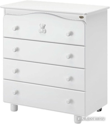 Детский комод Nuovita Fasto (белый)
