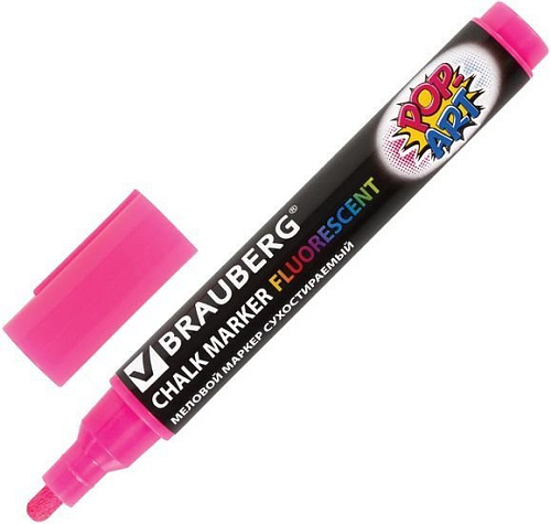 Маркер меловой BRAUBERG Pop-art 151530
