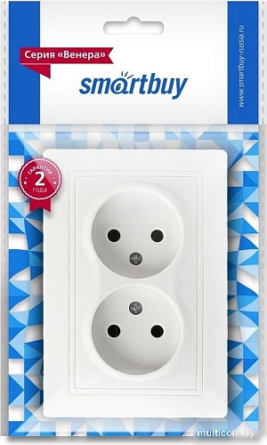 Розетка SmartBuy Венера SBE-01w-10-S2-N