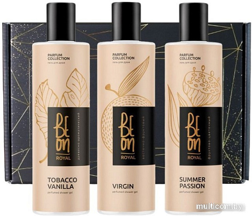 BeOn Набор гелей для душа Tobacco Vanilla+Summer Passion+Virgin (3x260 мл)