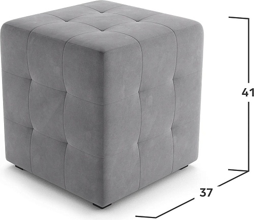 Пуфик Mio Tesoro 135 (серый Ultra Grey)