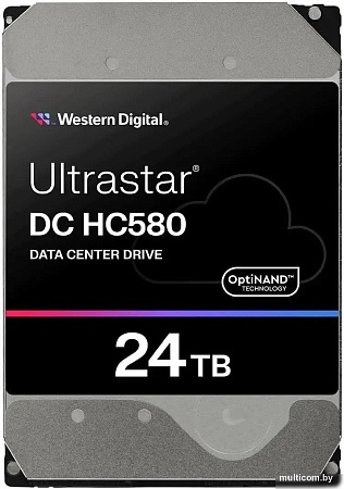 Жесткий диск WD Ultrastar DC HC580 24TB WUH722424ALE604