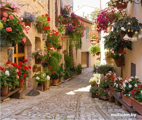 Фотообои Citydecor Улочка 4 с защитным покрытием 300x254