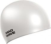 Шапочка для плавания Mad Wave Intensive Big (белый)