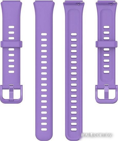 Ремешок Rumi силиконовый для Huawei Band 7 (фиолетовый)