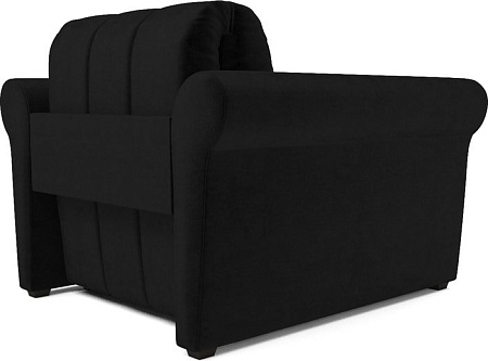 Кресло-кровать Мебель-АРС Гранд (велюр, черный НВ-178/17)