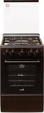 Кухонная плита CEZARIS ПГ 2150-09 (стальные решетки, коричневый)