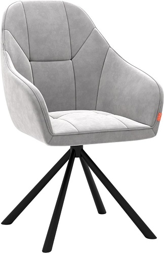 Стул Памир Босс F80 поворотный (серый минт/черная опора)