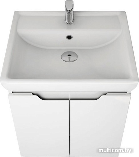 Мебель для ванных комнат Dreja Тумба под умывальник Q (D) 55 99.1007 (белый глянец)