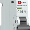Выключатель автоматический EKF PROxima ВА 47-63N 1P 10А (C) 6кА M636110C
