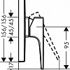 Смеситель Hansgrohe Metropol 32565000