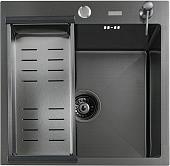 Кухонная мойка Futur FK 4548 B Eco Embossing (черный нано)