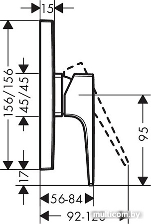 Смеситель Hansgrohe Metropol 32565000