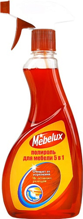 Средство для мебели Mebelux 5 в 1 для любых поверхностей 500 мл
