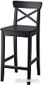 Стул Ikea Ингольф (коричнево-черный) [503.605.04]