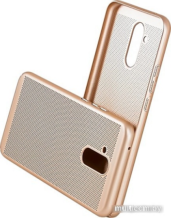 Чехол Case Matte Natty для Huawei Mate 20 Lite (золотистый)