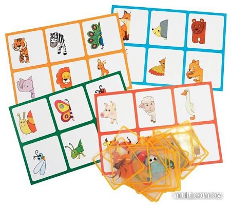 Развивающая игра Айрис-Пресс IQ Лото. Угадай, кто это? Найди половинку 27223