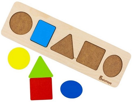 Головоломка Alatoys Рамка-вкладыш. Фигуры ПЗЛ1025