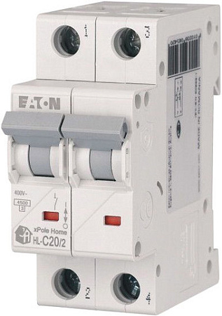 Eaton HL-C202 2P 20A C 4.5кA 2M 194772