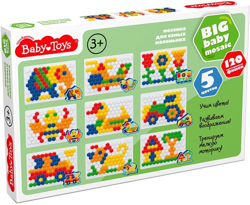Развивающая игра Baby Toys Мозаика шестигранная 05023