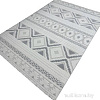 Ковер для жилой комнаты Radjab Carpet Поло Прямоугольник PL 273 12466RK (1.2x1.8, Cream Grey)