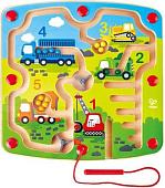 Развивающая игрушка Hape Лабиринт с шариком Транспорт E1713_HP