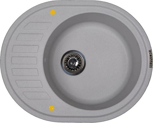 Кухонная мойка Ecoshtein Kreis OV 620 (серый шелк)