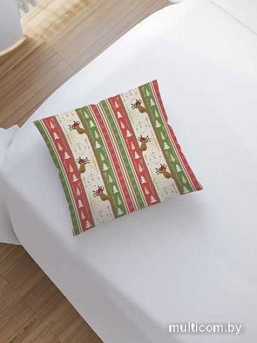 Чехол на подушку JoyArty Любопытные олени sl_37098