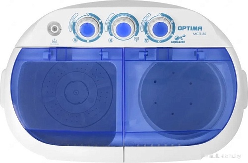 Активаторная стиральная машина Optima МСП-35 (белый/синий)