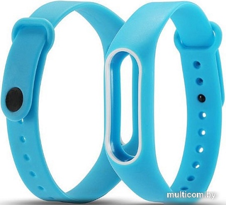 Ремешок Xiaomi для Mi Band 2 (голубой/белый)