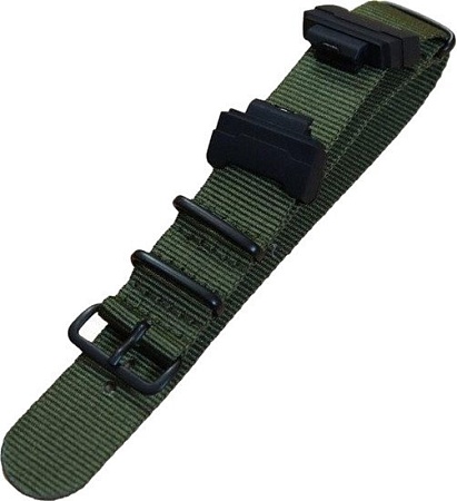 Ремешок Rumi Nato G-Loop нейлоновый для Casio G-Shock GW-6900/DW-5900C/DW-6600 (армейский зеленый)