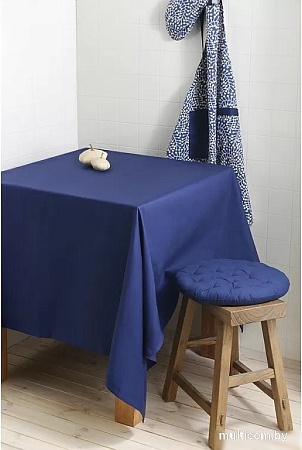 Скатерть Tkano Essential TK22-TC0010 (170x170см, темно-синий)