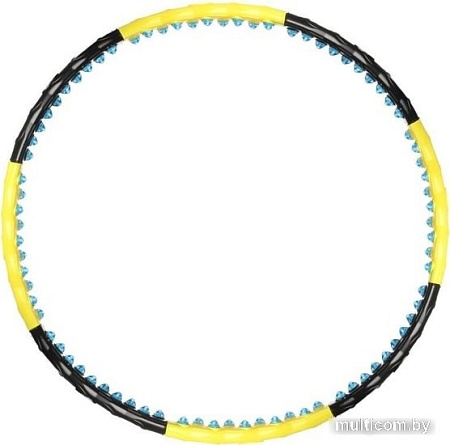 Массажный обруч Indigo Мagic 97358 IR (желтый/черный)