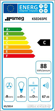 Кухонная вытяжка Smeg KSED65PE