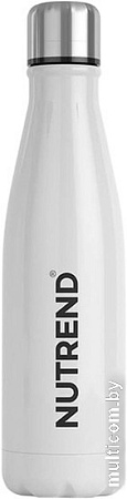 Бутылка для воды Nutrend Stainless Steel Bottle 2021 750мл (белый)