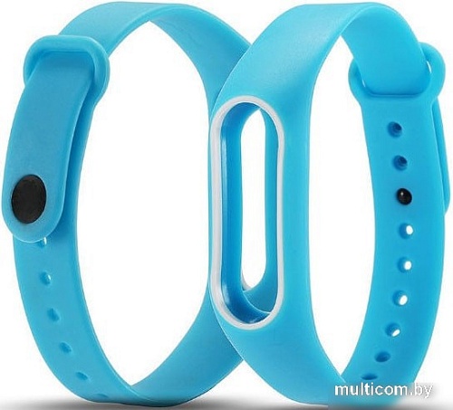 Ремешок Xiaomi для Mi Band 2 (голубой/белый)