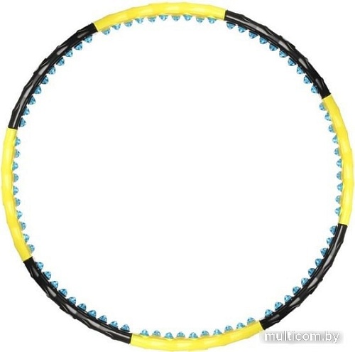 Массажный обруч Indigo Мagic 97358 IR (желтый/черный)