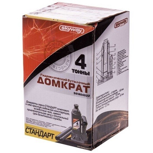 Бутылочный домкрат Skyway S01804022 4т