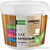 Лак Farbitex Profi Wood акриловый универсальный по дереву 3 л