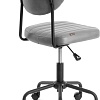Офисное кресло TetChair Slim (иск. замша, серый)