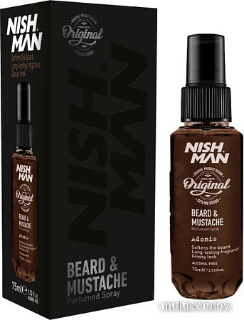 Nishman Парфюм Масло для бороды Adonis beard&mustache 75 мл