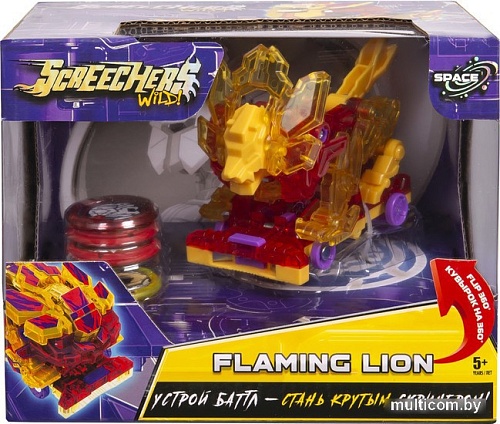 Трансформер Screechers Wild Space 2 Флэйминг Лайон