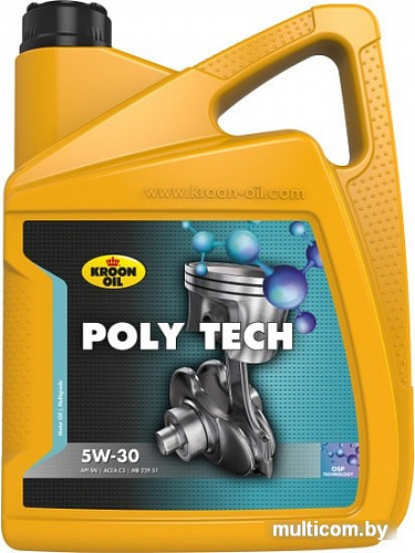 Моторное масло Kroon Oil Poly Tech 5W-30 5л