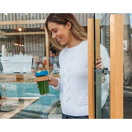 Многоразовый стакан KeepCup Brew Cork L Kangaroo Raw 454мл (фиолетовый)