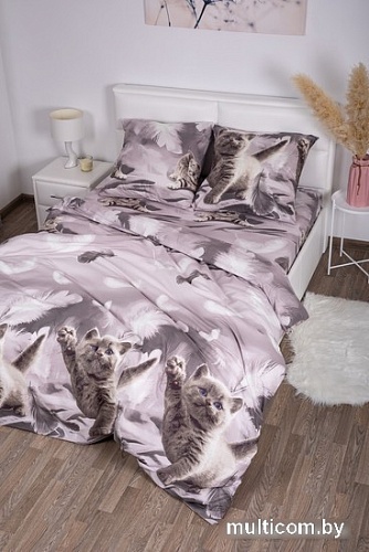 Постельное белье Миланика Непоседа 2сп (поплин)