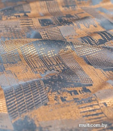 Штора Legrand Мегаполис 2x2.6 м 58120647 (серый/золото)