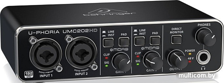Комплект для звукозаписи Behringer U-Phoria Studio Pro