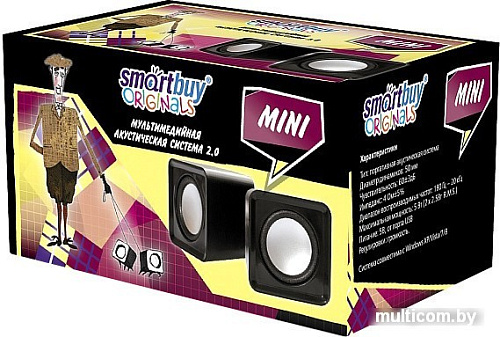 Акустика SmartBuy Mini (черный) [SBA-2800]