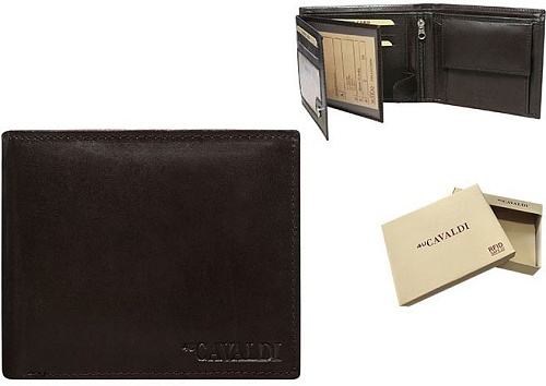 Кошелек Cedar Cavaldi N992-SCR (коричневый)