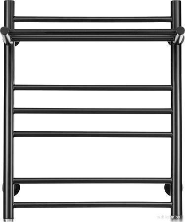 Полотенцесушитель Ростела Свирель V+ 500x700/8 1" (Ral 9005, нижнее подключение)